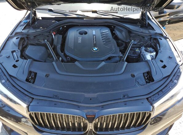 WBA7E2C58GG547440 2016 BMW 7 SERIES Black უკანა სალონის ხედი