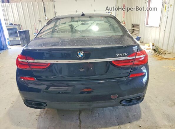 WBA7E2C58GG548104 2016 BMW 7 SERIES Blue Vista trasera
