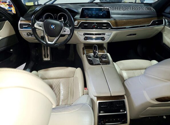 WBA7E2C58GG548104 2016 BMW 7 SERIES Blue Vista del salpicadero
