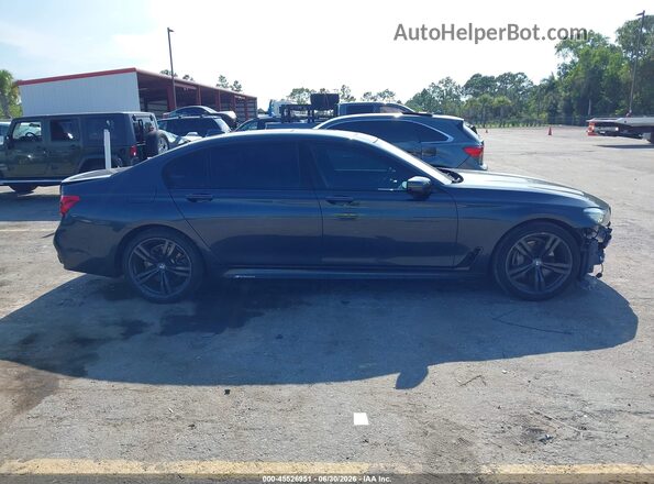 WBA7E2C58KB454259 2019 BMW 7 SERIES Black Вид задньої частини салону