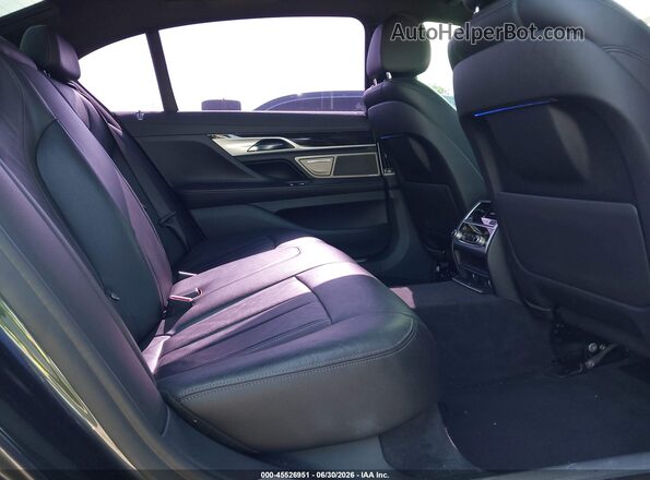 WBA7E2C58KB454259 2019 BMW 7 SERIES Black Вид наклейки з VIN-кодом