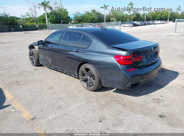 WBA7E2C58KB454259 2019 BMW 7 SERIES Black Задня ліва чверть