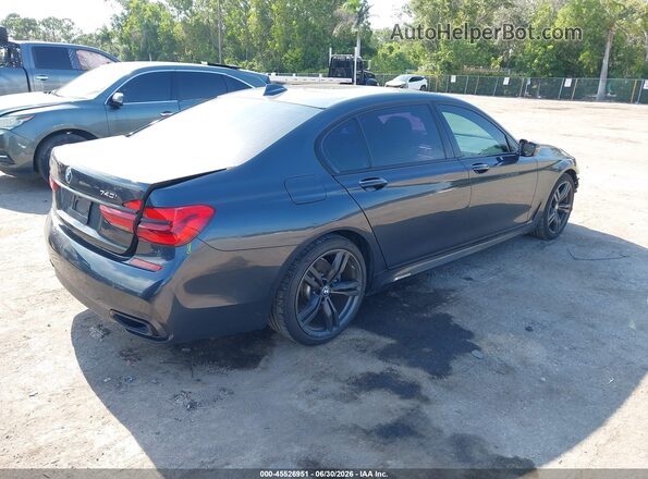 WBA7E2C58KB454259 2019 BMW 7 SERIES Black Задня права чверть