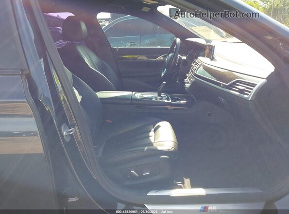 WBA7E2C58KB454259 2019 BMW 7 SERIES Black Вид салону спереду