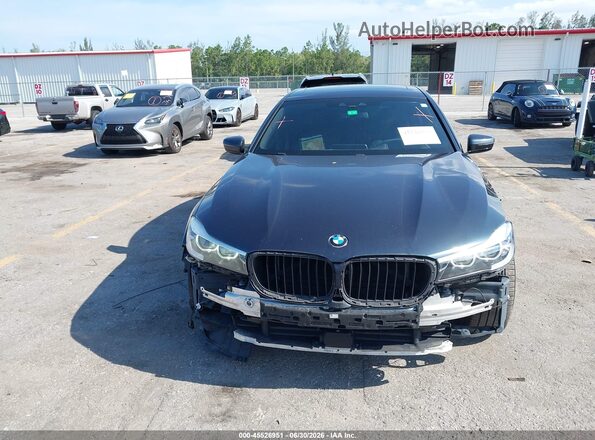 WBA7E2C58KB454259 2019 BMW 7 SERIES Black Вид щитка приладів