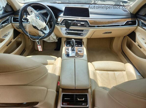 WBA7E2C59GG547835 2016 BMW 7 SERIES Cream წინა პანელის ხედი