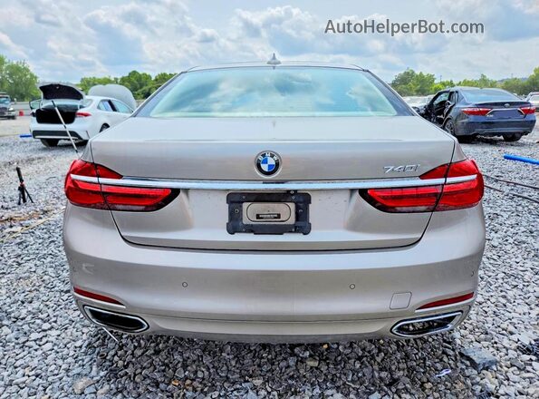 WBA7E2C59GG547835 2016 BMW 7 SERIES Cream უკანა ხედი