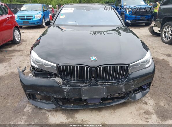 WBA7E2C5XHG740478 2017 BMW 7 SERIES Black Դիմացի տեսք