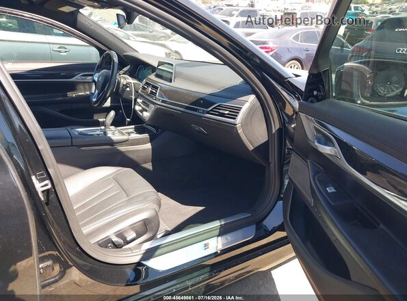 WBA7E2C5XJG741846 2018 BMW 7 SERIES Black Սալոնի դիմացի տեսք