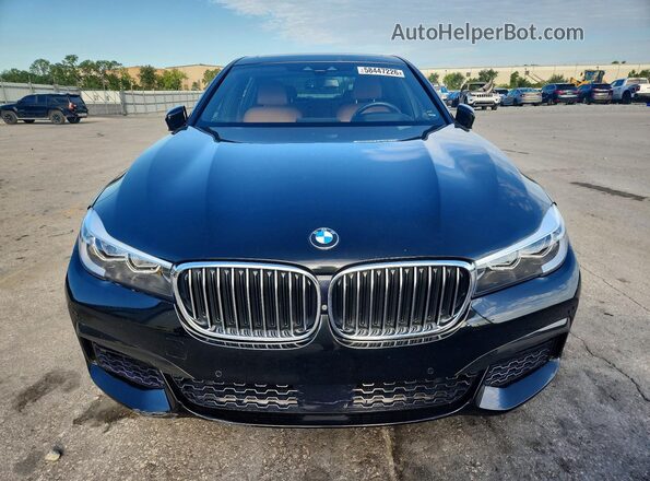 WBA7E2C5XJG742270 2018 BMW 7 SERIES Black Вид спереду