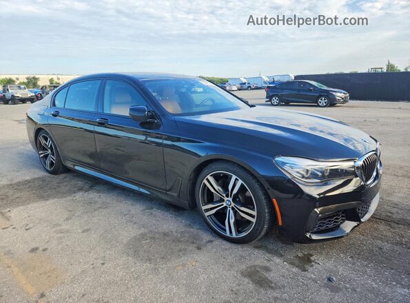 WBA7E2C5XJG742270 2018 BMW 7 SERIES Black Передня права чверть