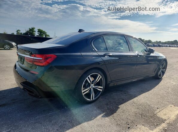 WBA7E2C5XJG742270 2018 BMW 7 SERIES Black Задня права чверть