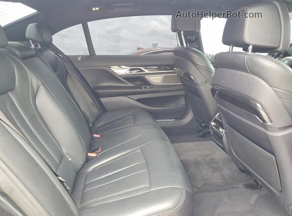 WBA7E2C5XKB217854 2019 BMW 7 SERIES Black Vista de los asientos traseros
