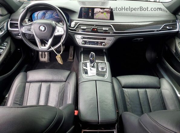 WBA7E2C5XKB217854 2019 BMW 7 SERIES Black Vista del salpicadero
