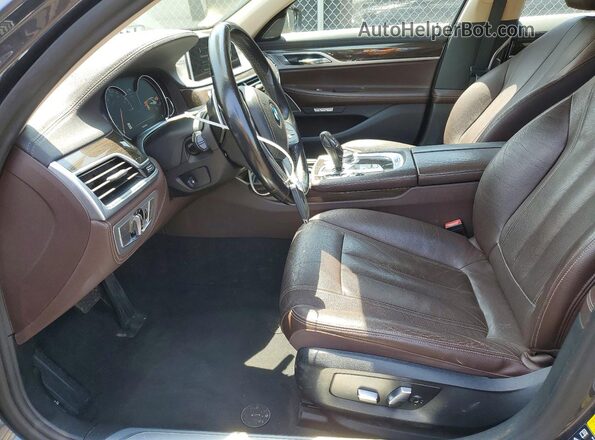 WBA7E4C54JGV23896 2018 BMW 7 SERIES Gray Սալոնի դիմացի տեսք