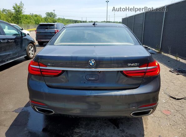 WBA7E4C54JGV23896 2018 BMW 7 SERIES Gray Հետևի տեսք