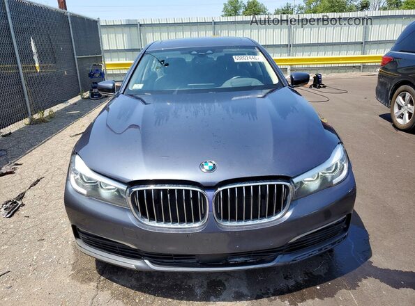 WBA7E4C54JGV23896 2018 BMW 7 SERIES Gray Դիմացի տեսք