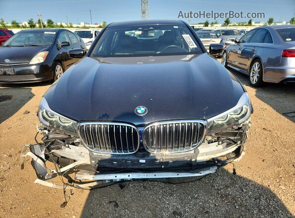 WBA7E4C58HGU99435 2017 BMW 7 SERIES Black Widok z przodu