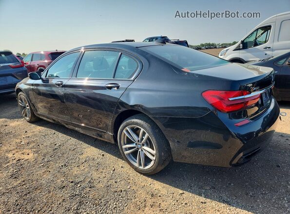 WBA7E4C58HGU99435 2017 BMW 7 SERIES Black Tył lewy