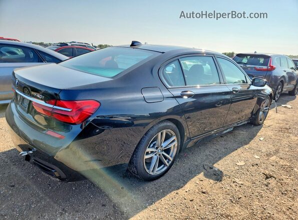 WBA7E4C58HGU99435 2017 BMW 7 SERIES Black Tył prawy