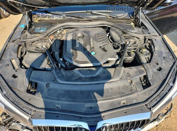 WBA7E4C58HGU99435 2017 BMW 7 SERIES Black Widok wnętrza z tyłu