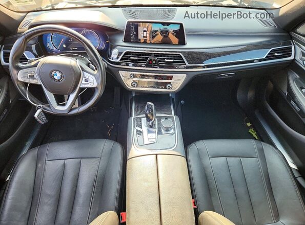 WBA7E4C58HGU99435 2017 BMW 7 SERIES Black Widok deski rozdzielczej