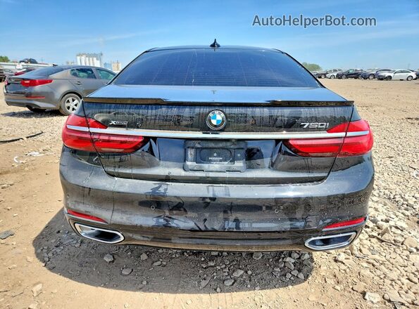 WBA7E4C58KGV28536 2019 BMW 7 SERIES Black Widok z tyłu