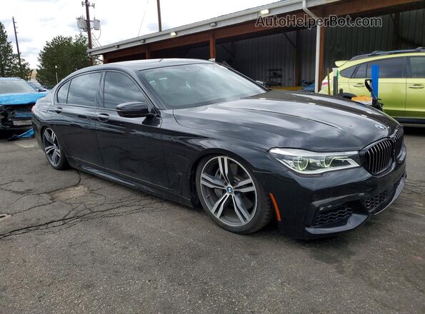 WBA7F0C32HGM21673 2017 BMW 7 SERIES Black წინა მარჯვენა