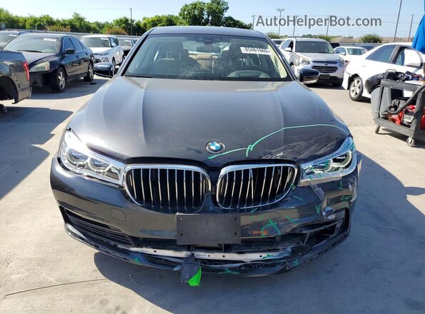 WBA7F0C35HGM21585 2017 BMW 7 SERIES Black წინა ხედი