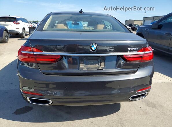 WBA7F0C35HGM21585 2017 BMW 7 SERIES Black უკანა ხედი