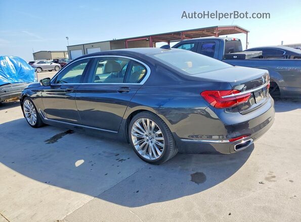 WBA7F0C35HGM21585 2017 BMW 7 SERIES Black უკანა მარცხენა