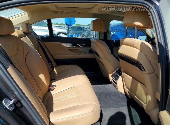 WBA7F0C35HGM21585 2017 BMW 7 SERIES Black უკანა სავარძლების ხედი