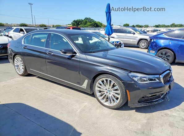 WBA7F0C35HGM21585 2017 BMW 7 SERIES Black წინა მარჯვენა
