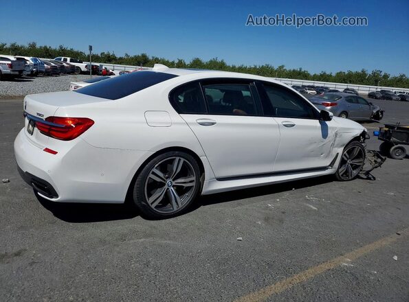 WBA7F0C50JGM23932 2018 BMW 7 SERIES White Задня права чверть