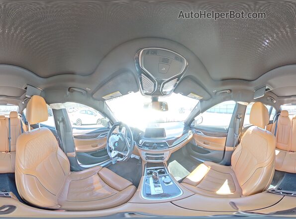 WBA7F0C50JGM23932 2018 BMW 7 SERIES White Панорамний вид салону 360°
