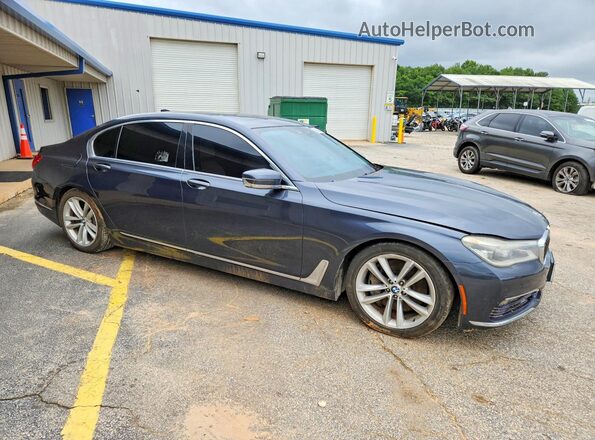 WBA7F0C51GGL99651 2016 BMW 7 SERIES Blue Front right