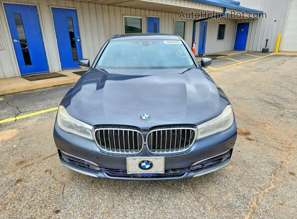 WBA7F0C51GGL99651 2016 BMW 7 SERIES Blue Front view