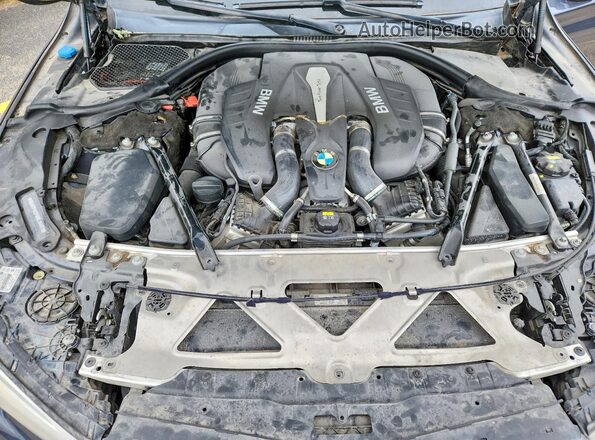 WBA7F0C51GGL99651 2016 BMW 7 SERIES Blue Rear interior view