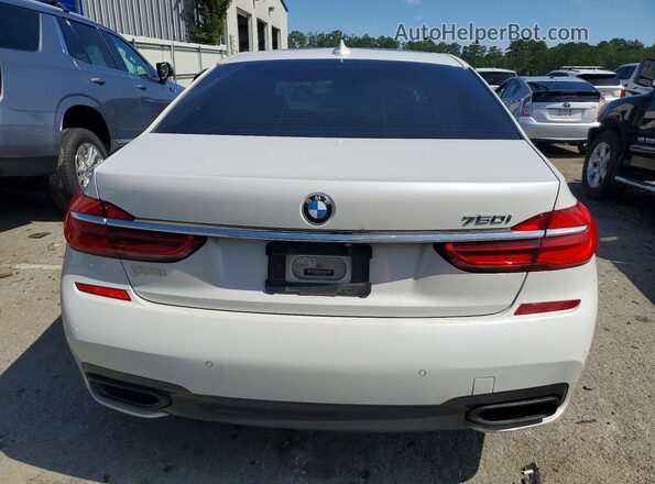 WBA7F0C52KGM25764 2019 BMW 7 SERIES White უკანა ხედი