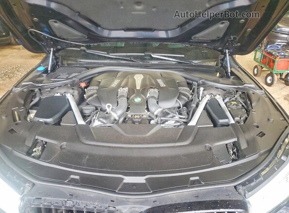WBA7F0C53KGM25692 2019 BMW 7 SERIES Blue Սալոնի հետևի տեսք