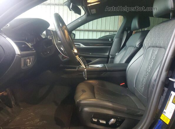 WBA7F0C53KGM25692 2019 BMW 7 SERIES Blue Սալոնի դիմացի տեսք