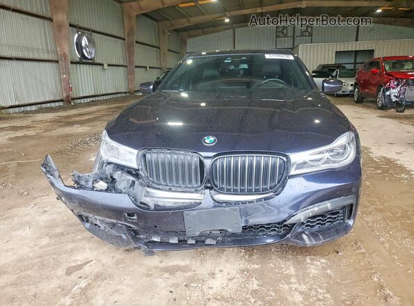 WBA7F0C53KGM25692 2019 BMW 7 SERIES Blue Դիմացի տեսք