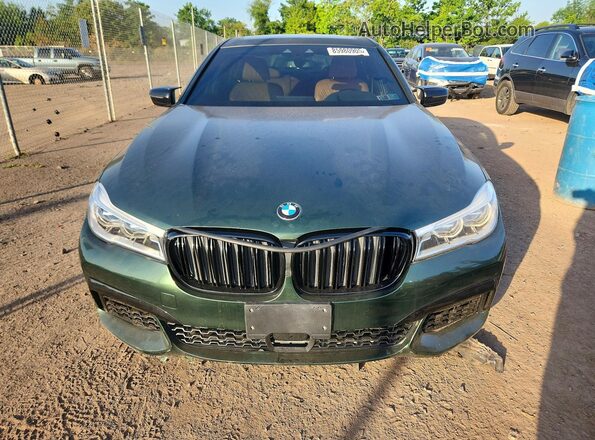 WBA7F2C50JB238725 2018 BMW 7 SERIES Green წინა ხედი