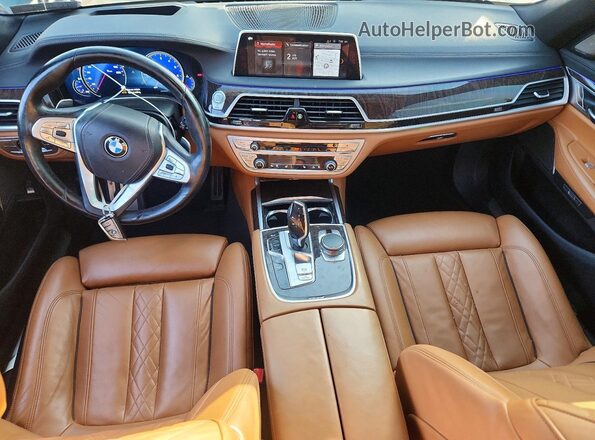 WBA7F2C50JB238725 2018 BMW 7 SERIES Green წინა პანელის ხედი