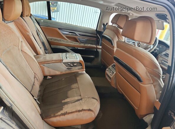 WBA7F2C51GG419523 2016 BMW 7 SERIES Черный Вид задних сидений