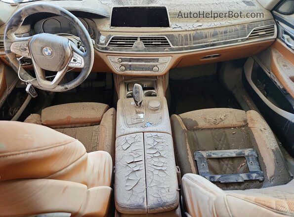 WBA7F2C51GG419523 2016 BMW 7 SERIES Черный Вид панели приборов