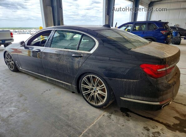 WBA7F2C51GG419523 2016 BMW 7 SERIES Черный Задняя левая четверть