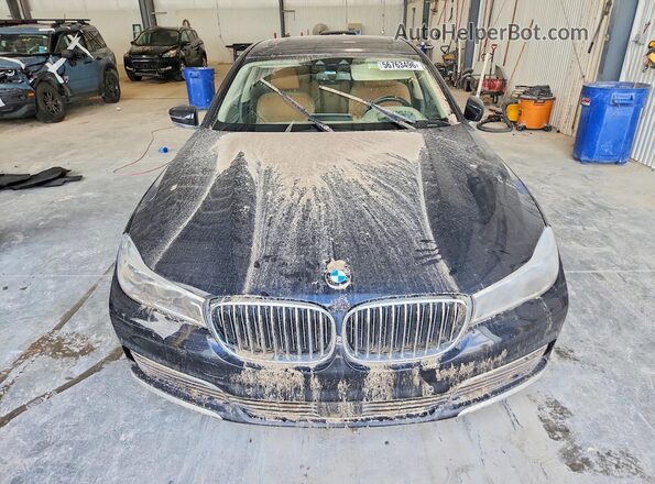 WBA7F2C51GG419523 2016 BMW 7 SERIES Черный Вид спереди
