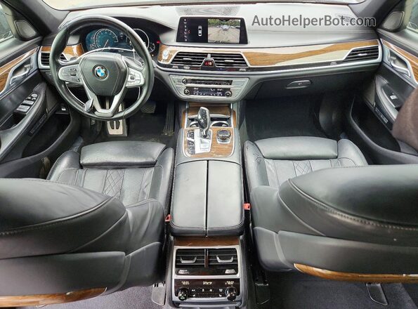 WBA7F2C51JG423935 2018 BMW 7 SERIES Black Dashboard view