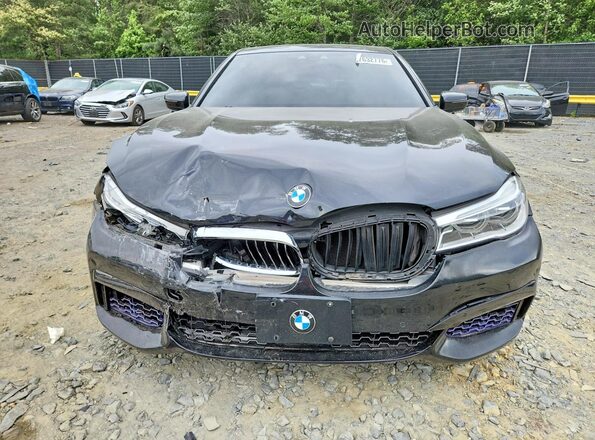 WBA7F2C51JG423935 2018 BMW 7 SERIES Black Front view